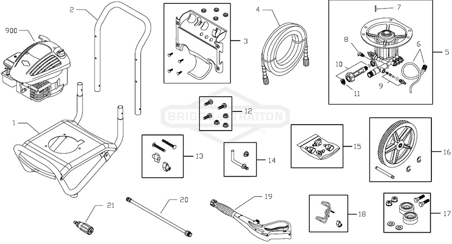 Troy-bilt Pressure Washer 020245 Parts 1-888-279-9274